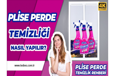 plise perde temizliği